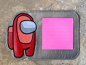 Crewmate Note Pad Holder Embroidery Design